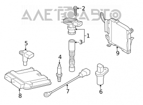 Ignition coil VW Jetta 19- 2.0T without insulation