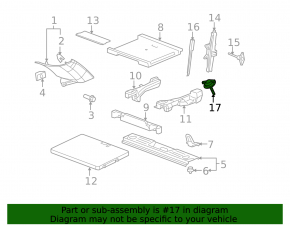 Chevrolet Equinox 10-12 Spare Tire Mount