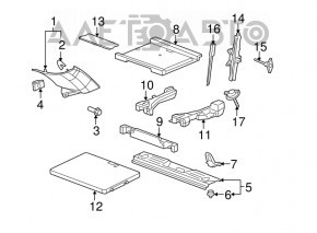 Chevrolet Equinox 10-12 Spare Tire Mount