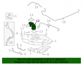 Fuel pump petrol pump Chevrolet Cruze 16-