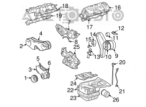 Intake manifold lower part Lexus RX400h 06-09