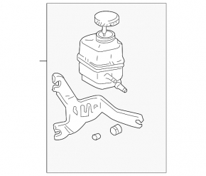 Power steering reservoir Lexus RX300 RX330 RX350 04-09