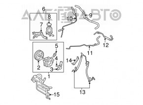 Power steering reservoir Lexus RX300 RX330 RX350 04-09