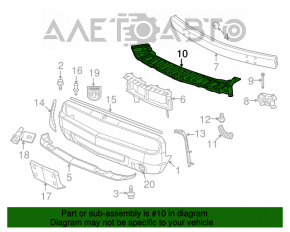 09-14 Dodge Challenger Front Bumper Absorber