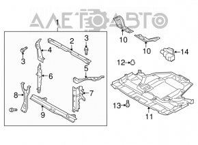 Upper TV bar for Subaru Outback 10-14