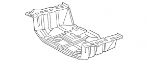 Toyota RAV4 06-12 trunk trough