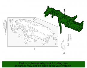 Under-torpedo pipe reinforcement Acura MDX 14-15