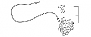 Toyota Camry v70 trunk lid lock 18-24 usa