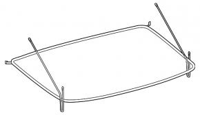 Toyota Prius 50 16-22 Trunk Shelf