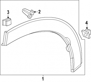 Honda HR-V 23-25 Front Left Rear Door Trim, Gloss Black