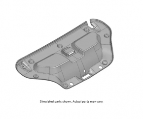 Trunk lid trim for Chevrolet Camaro 16-23 convertible