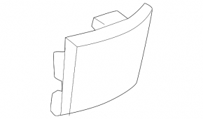 Nissan Rogue 24-26 Platinum Rear Bumper Tow Hook Cap