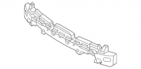 Kia Niro 20-22 HEV, PHEV Front Bumper Absorber