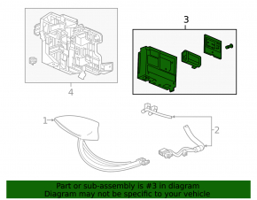 COMMUNICATION TELEMATICS CONTROL MODULE Chevrolet Equinox 21-24