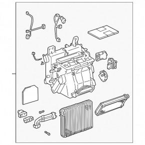 Heater assembly for Lexus IS200 IS300 99-05
