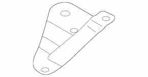 Rear subframe lug, front left, Audi A4 B8 08-16