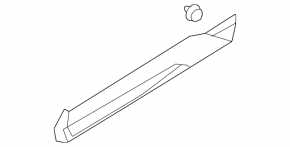 Subaru Ascent 19-26 Lower Rear Right Door Trim