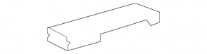 Roof trim rear left Buick Encore 13-19