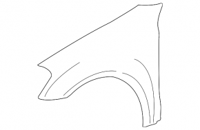 Front right wing Mercedes X164 GL