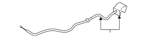 Mazda CX-7 06-12 Hood Release Hook