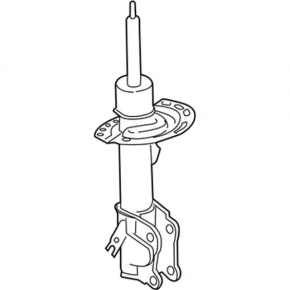 Lincoln MKZ 13-16 front left shock absorber with stiffness adjuster