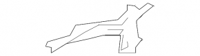 Left hood hinge for Mazda6 03-08