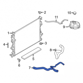 Upper Cooling Hose Ford Bronco Sport 21-25 1.5T