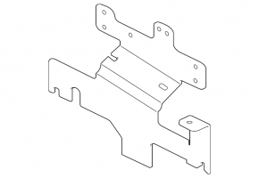 Jaguar F-Pace X761 17 ECU Bracket - Two Parts