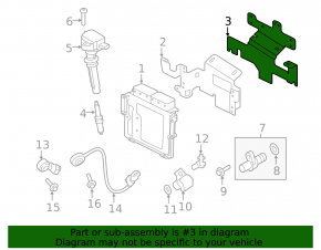 Jaguar F-Pace X761 17 ECU Bracket - Two Parts