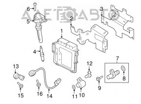 Jaguar F-Pace X761 17 ECU Bracket - Two Parts