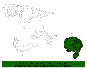 BMW 3 G20 21-25 Plug-in Inverter Cooling Pump