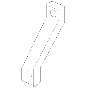 Chevrolet Volt 11-15 Radiator Seagull Grille Lower Bracket