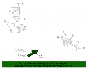 Rear engine mount Kia Optima 16-