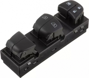 Front left window lift control Nissan Pathfinder 13-20 black, 2 auto