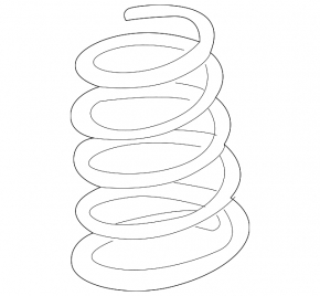 Front left spring Toyota Avalon 05-12