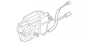 BMW 5 F10 11-13 Electric Trunk Lock Drive