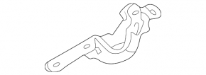 Left hood hinge for Lexus CT200h 11-17