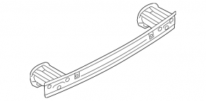 Subaru XV Crosstrek 18-23 Rear Bumper Reinforcement