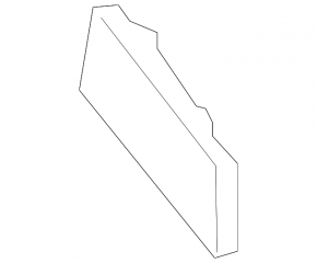 Mitsubishi Lancer 16-17 front bumper tow hook cap, silver