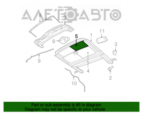 Sunroof Assembly Chrysler 200 11-14