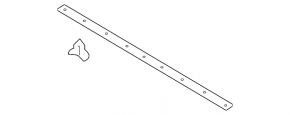 Hyundai Elantra UD 11-16 Hood Seal