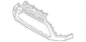Front lower bumper for Kia Soul 20-22