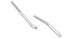 Right wiper arm Audi A4 B9 17-25
