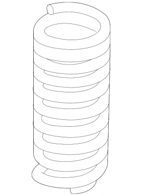 Rear left spring Mercedes W164 ML