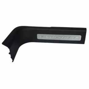 Door sill trim front left Ford Explorer 11-15 black with chrome