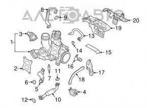 Vacuum valve VW Golf 15- 1.8T