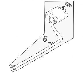 Kia K5 21-24 AWD 1.6T rear muffler with barrel