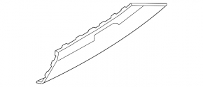Audi Q8 19-25 trunk lid trim