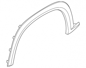 Front left fender arch trim for BMW XM G09 23-25