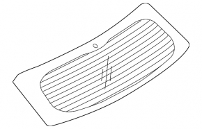 Rear glass of the trunk door upper Mitsubishi Eclipse Cross 18-20